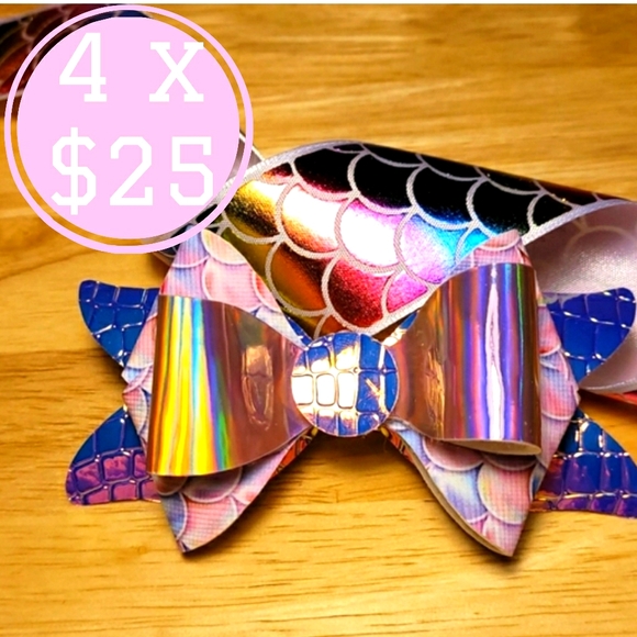 Bowtique design Other - Mermaid scale hair bow